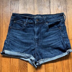American Eagle Outfitters Women's Dark Wash Jean Shorts